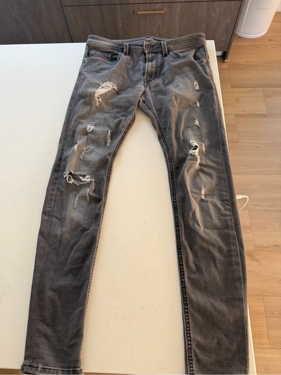 Diesel Other - Diesel Men's Black/Grey Skinny Distressed Jeans